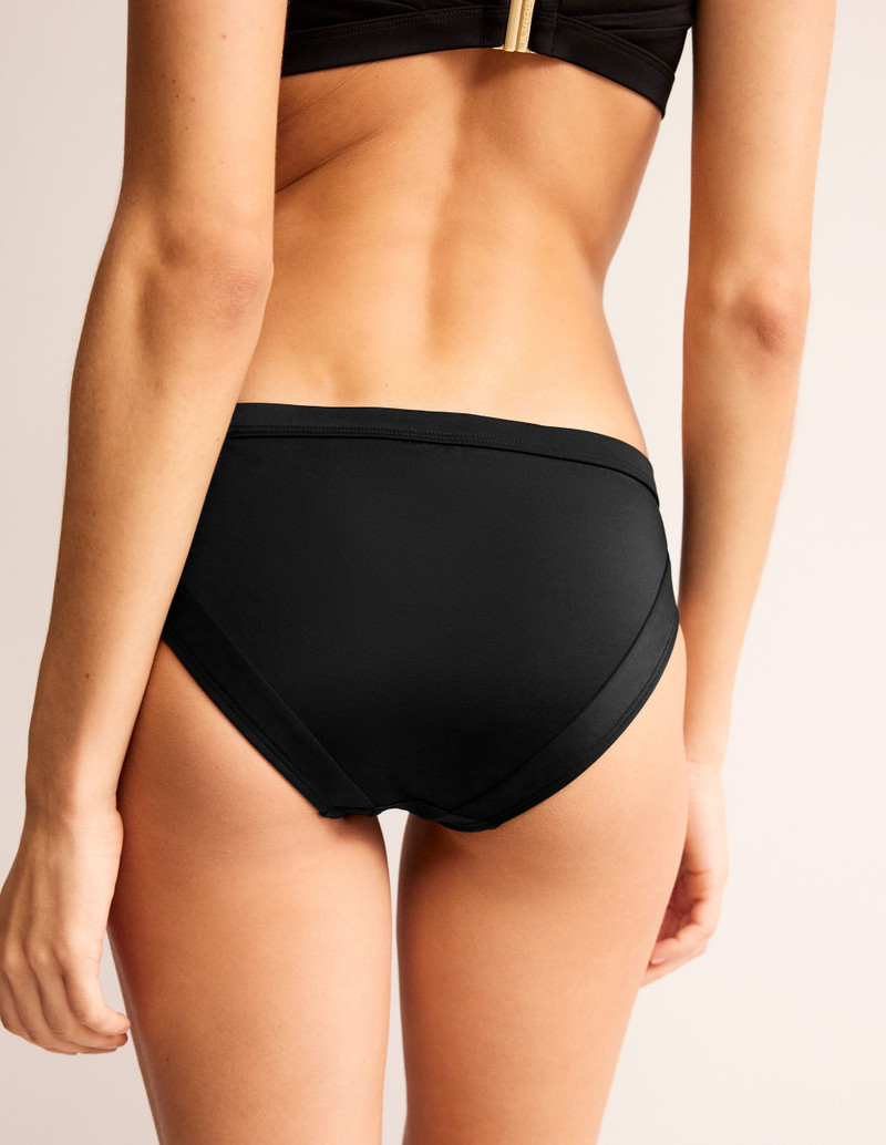Santorini Bikini Bottoms-Black 4