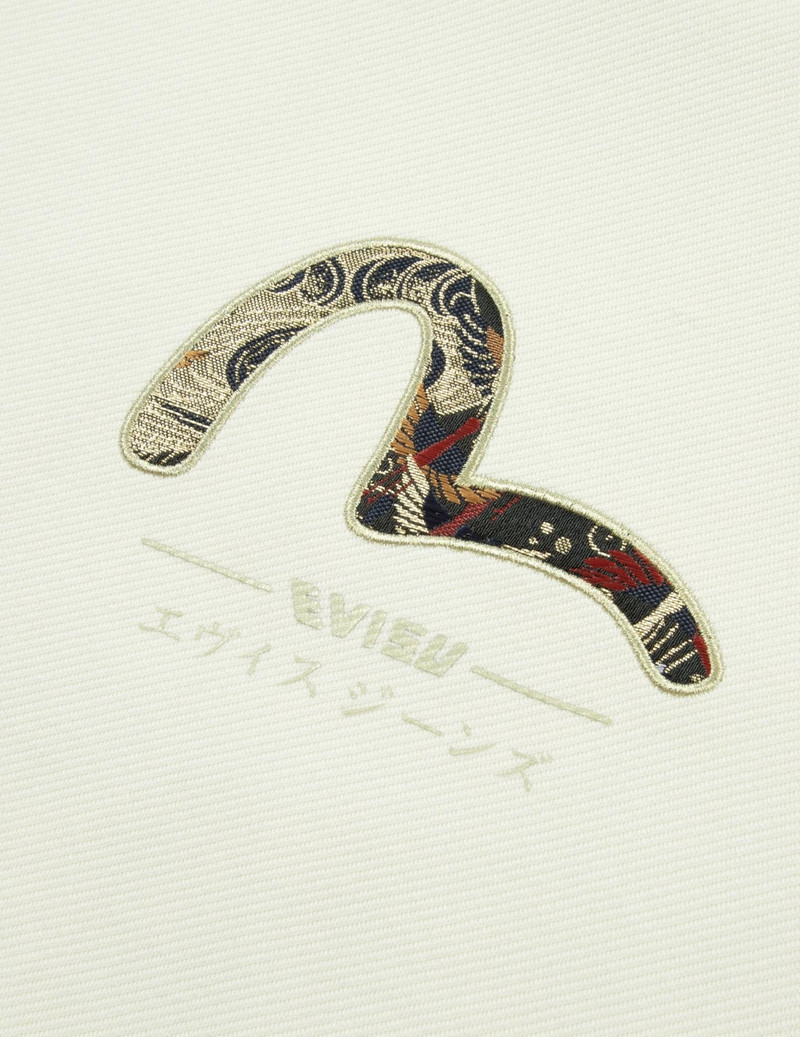 SEAGULL AND KAMON BROCADE APPLIQUÉ RELAX FIT SWEATSHIRT 8