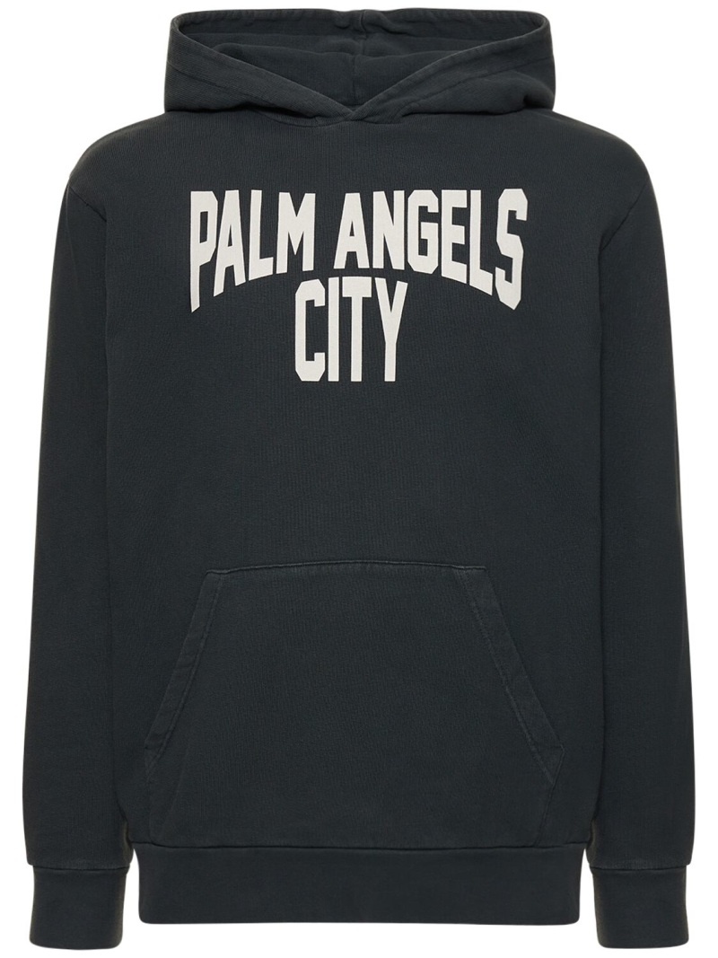 PA City washed cotton hoodie - 1