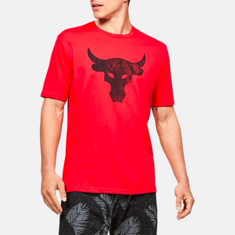 Under Armour Project Rock Brahma Bull T-shirt 'Red' 1351582-608 - 3