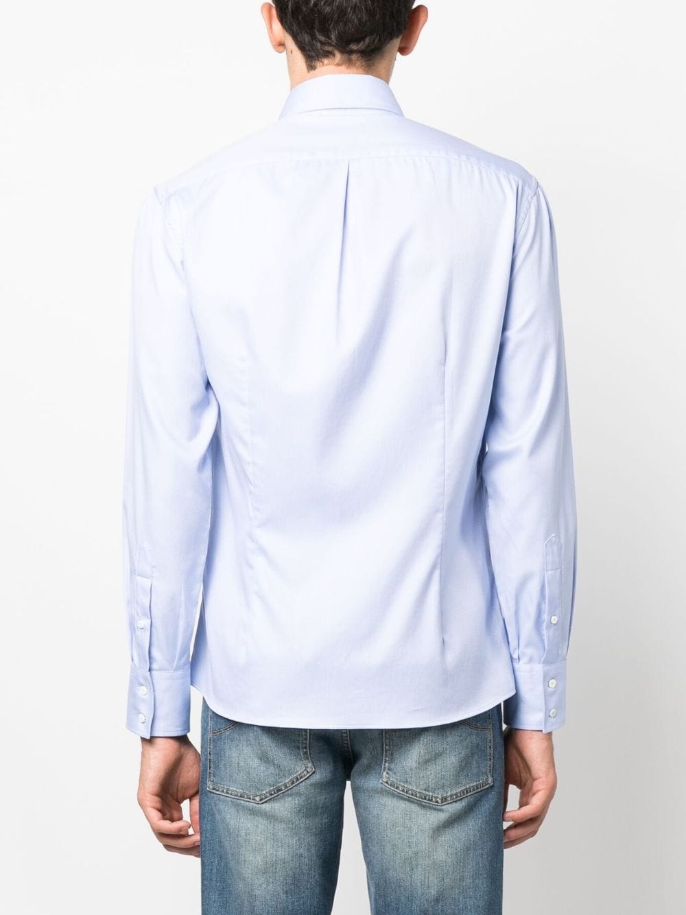 long-sleeved cotton shirt - 4