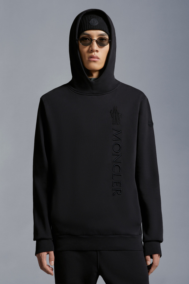 Moncler Embroidered Logo Hoodie outlook