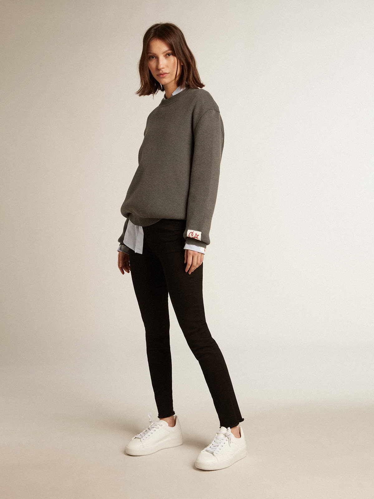 Women’s bio-based Purestar with white star and heel tab - 6