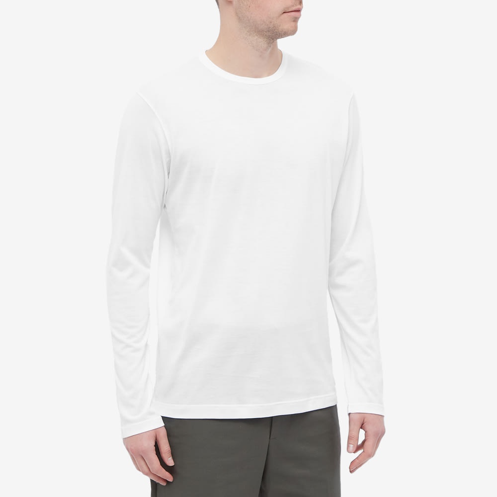 Sunspel Long Sleeve Crew Neck Tee - 3