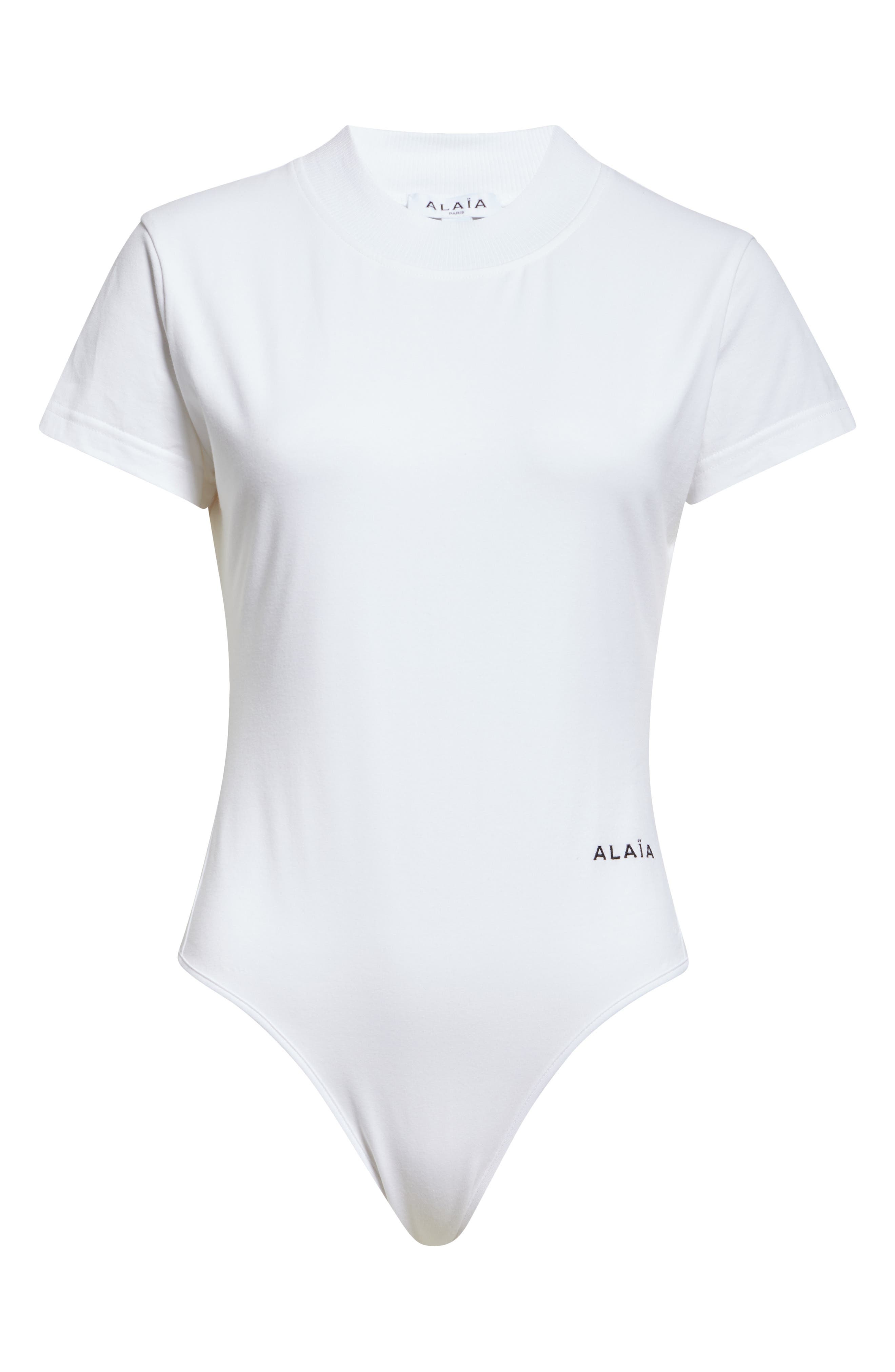 Alaïa T-Shirt Body in Blanc at Nordstrom - 6