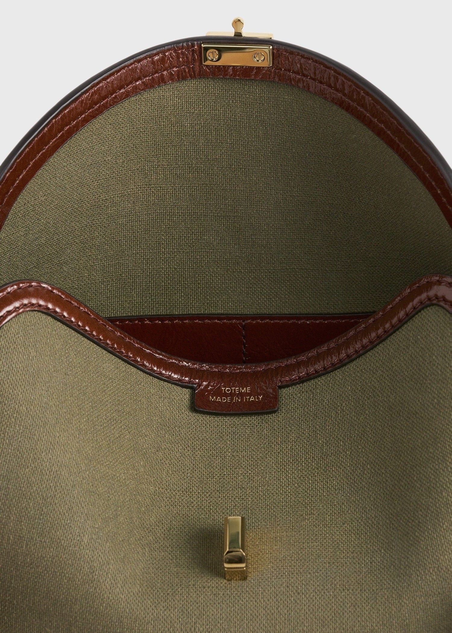 T-Lock canvas clutch khaki green - 8