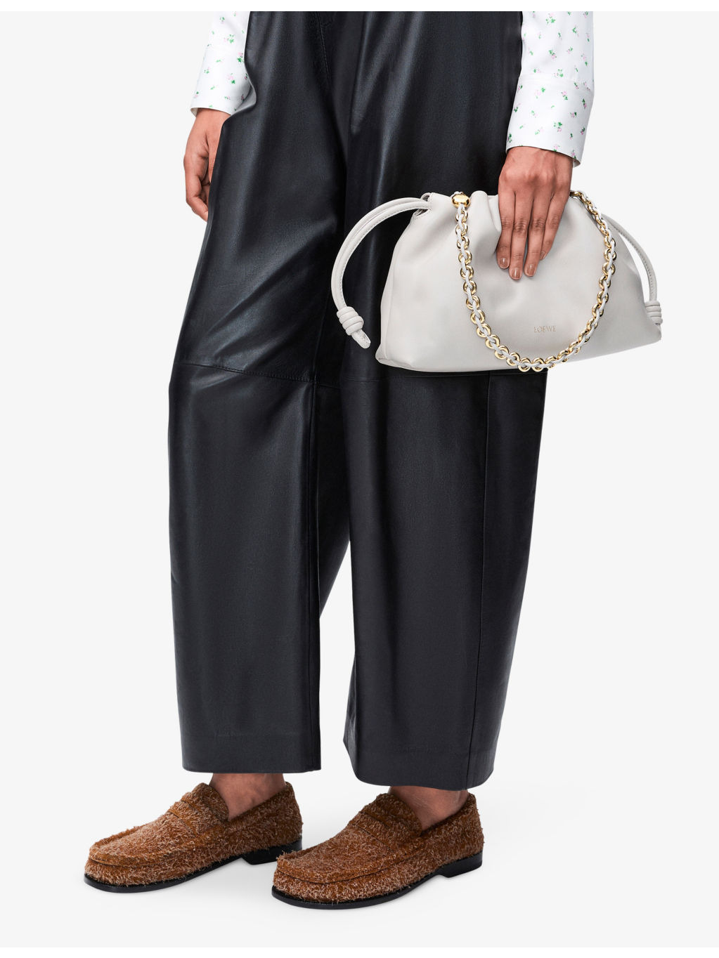 Flamenco Medium Leather Shoulder Bag - 3