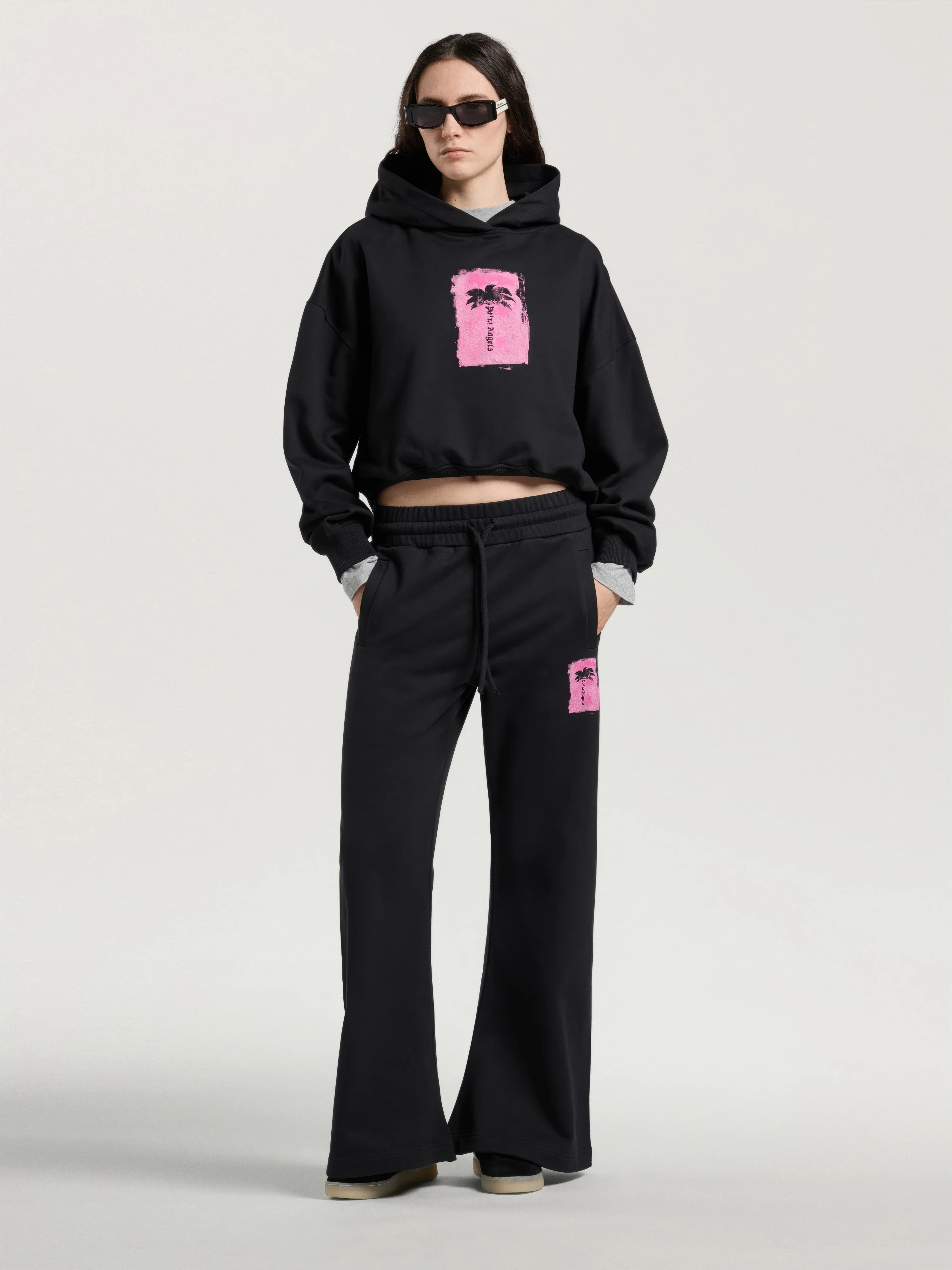 Brushed Palm Tree Sweatpants - 1