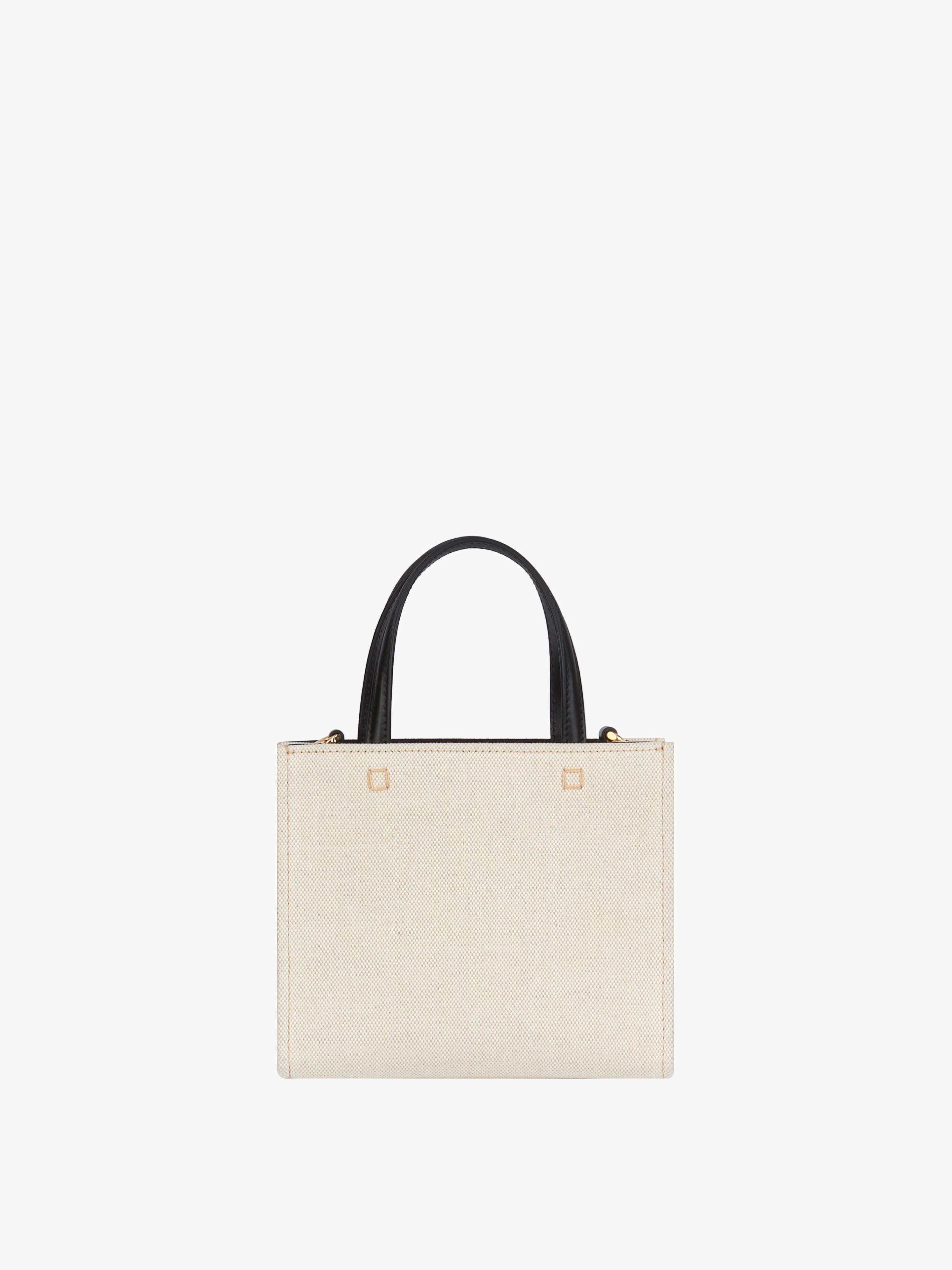 MINI G-TOTE SHOPPING BAG IN CANVAS - 4