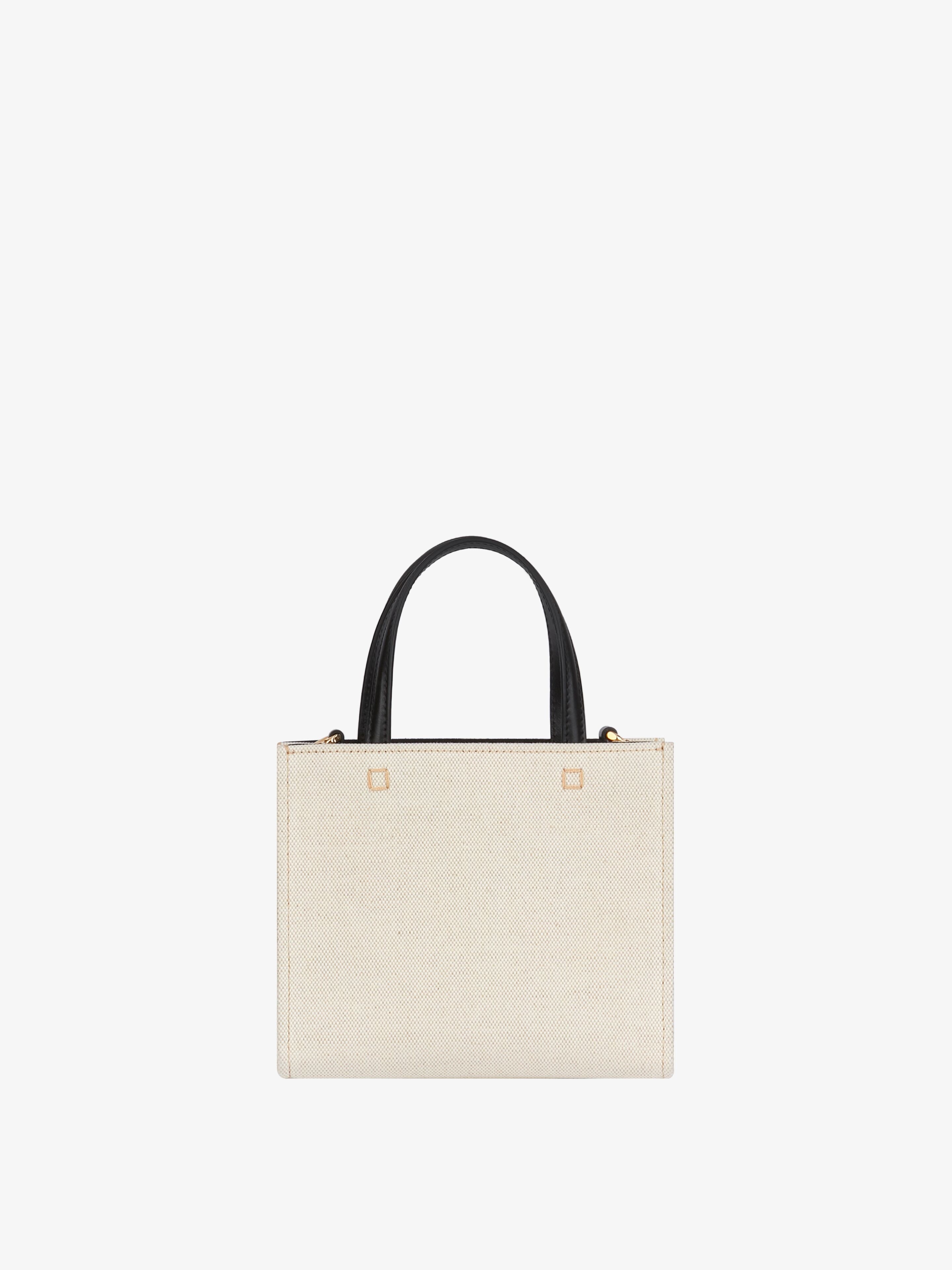 MINI G-TOTE SHOPPING BAG IN CANVAS - 3