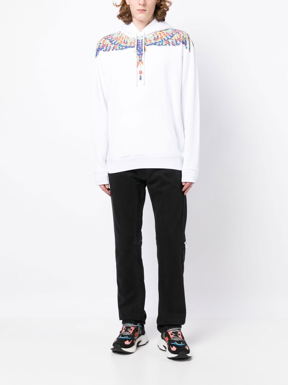 cotton drawstring hoodie - 2