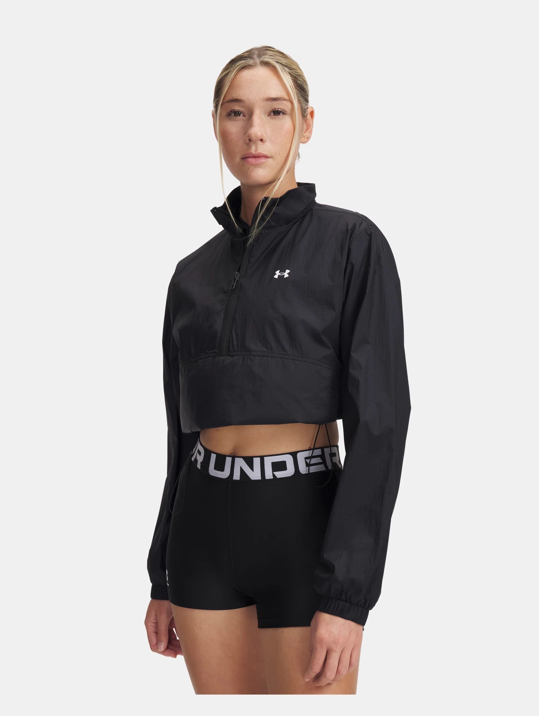 Women's UA Rival Woven ½ Zip Anorak - 1