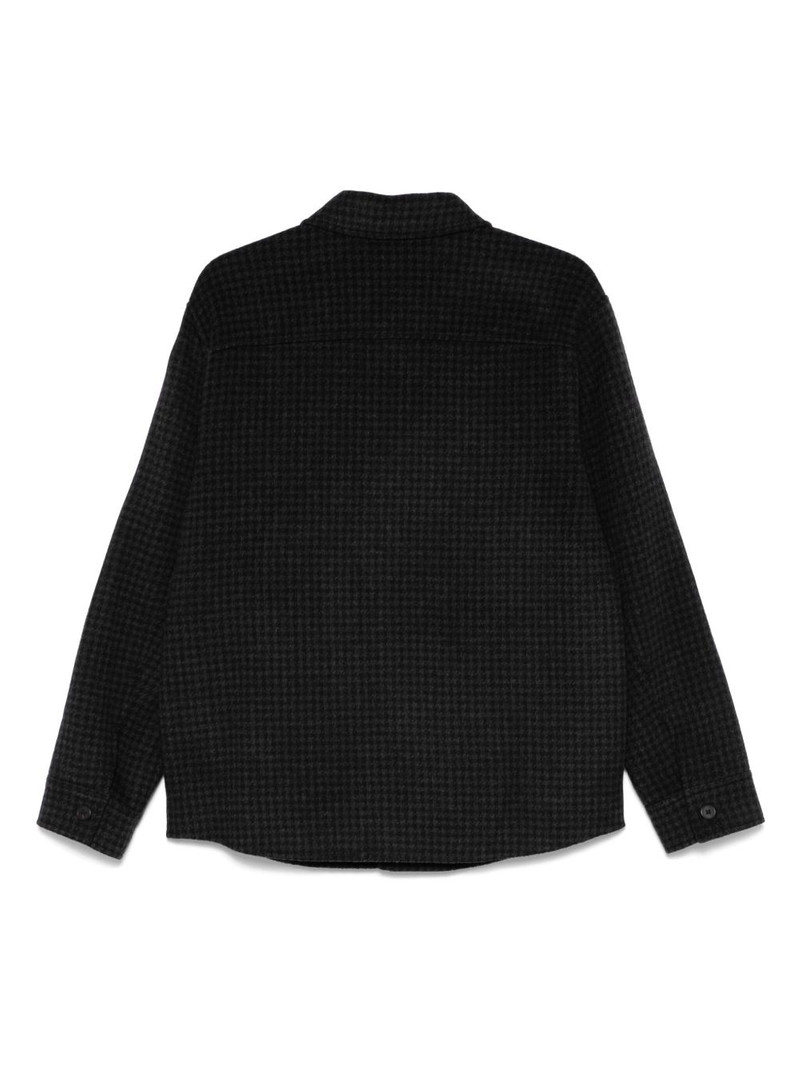 Theory houndstooth-pattern jacket outlook