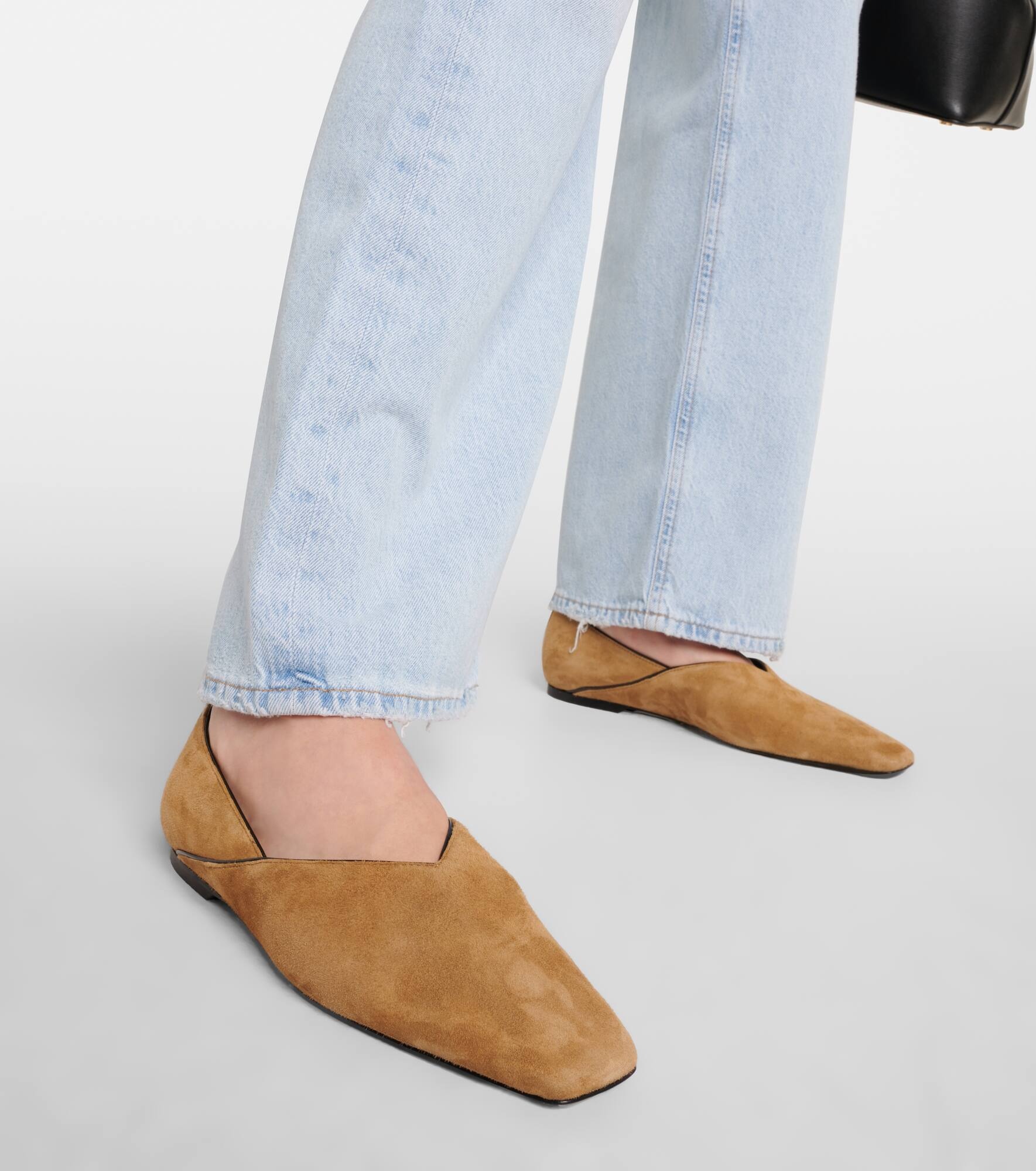The Everyday Flat suede ballet flats - 4