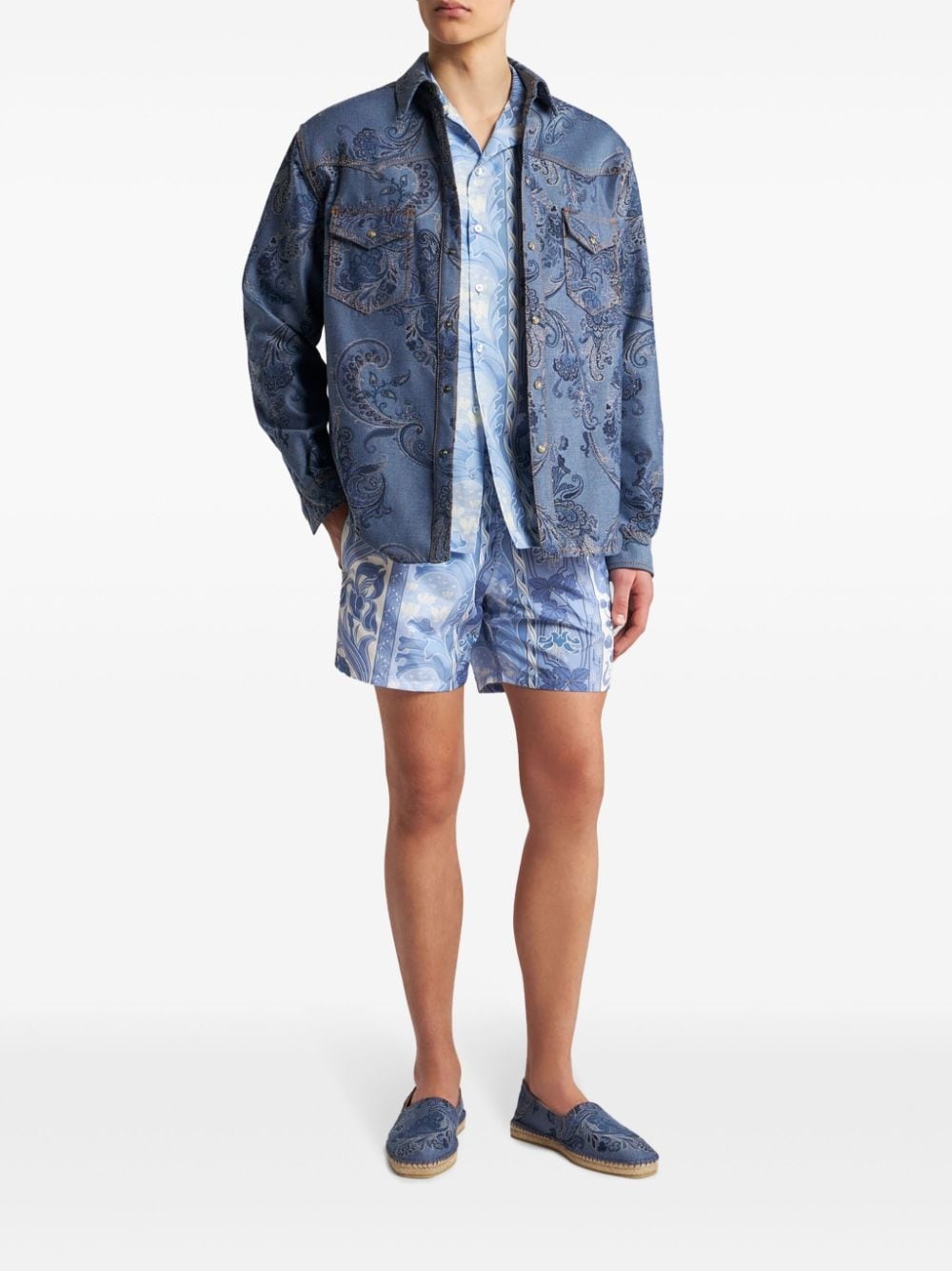 graphic-print swim shorts - 2