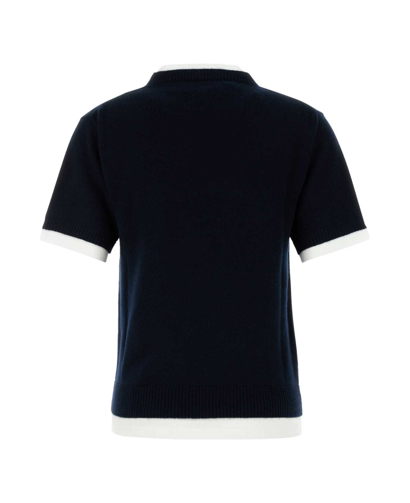 Midnight Blue Cashmere Sweater - 2