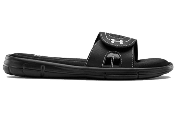 (WMNS) Under Armour Ignite VII Slippers Black 1287319-001 - 2