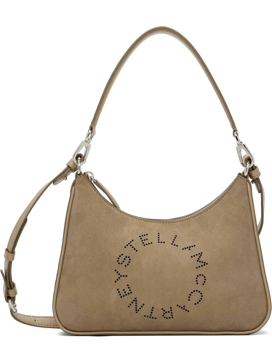 Khaki Alter Suede Bag - 1