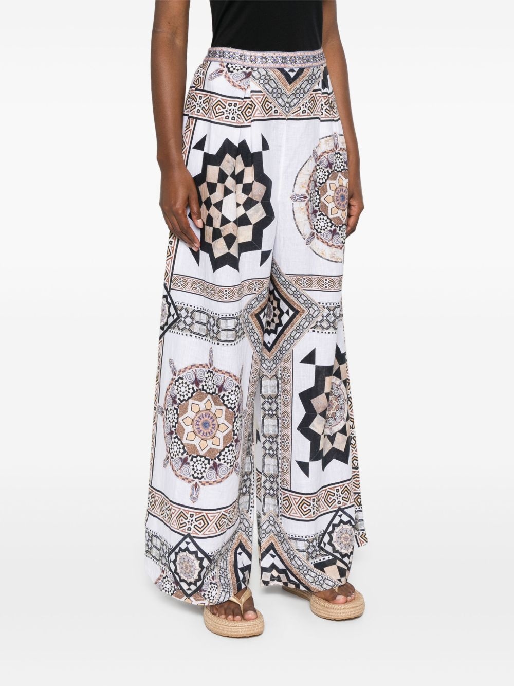 wide-leg trousers - 3