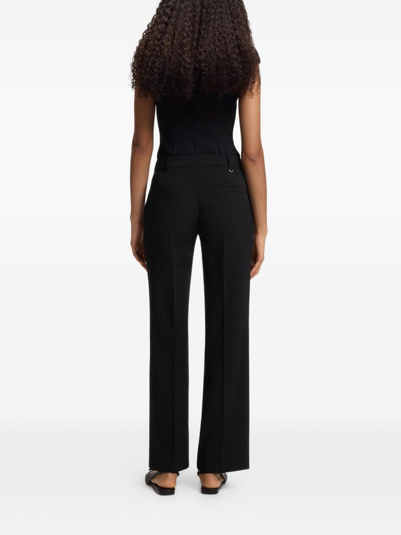 pressed-crease straight-leg trousers 3