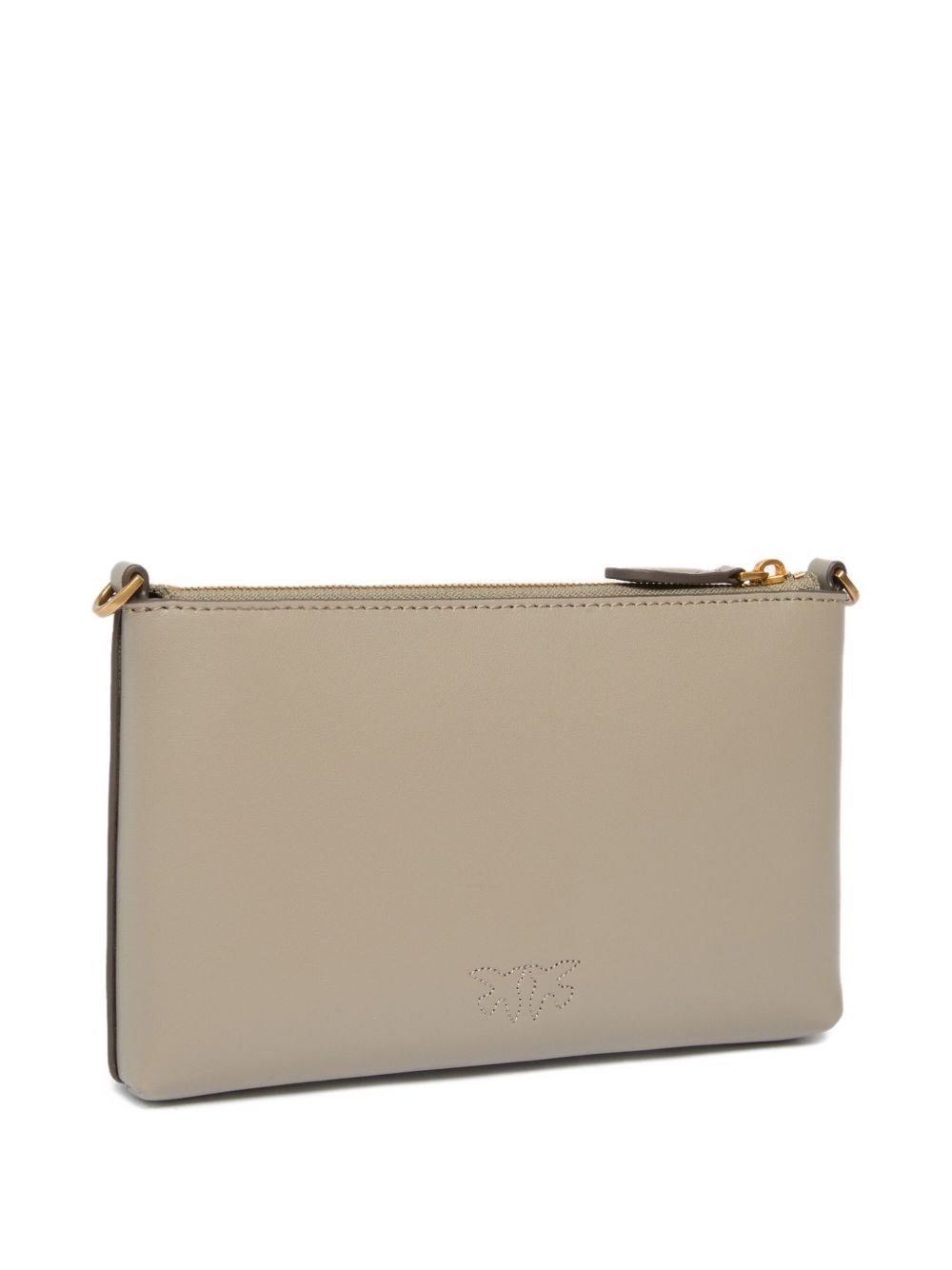 mini zip-fastening logo-plaque clutch bag - 2