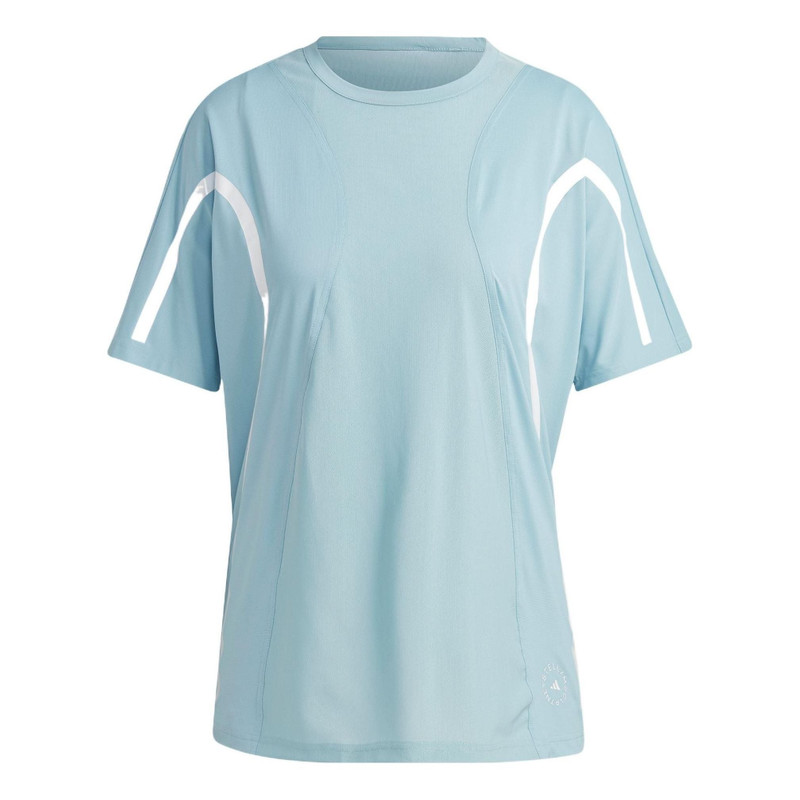 (WMNS) adidas by Stella McCartney TruePace Running Loose T-Shirt 'Blue White' IC6015 1