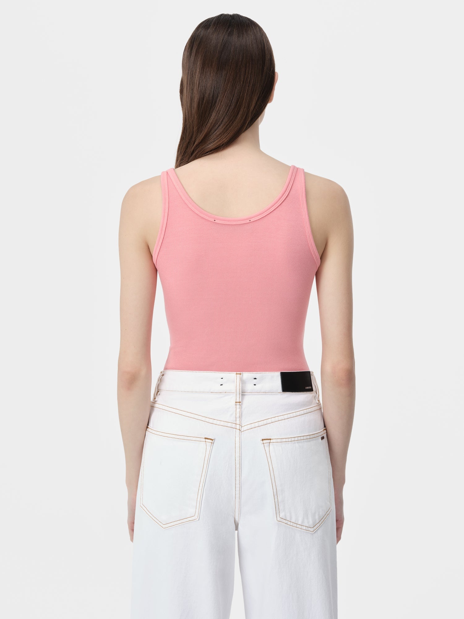 AMIRI STACKED RIBBED TANK - 4