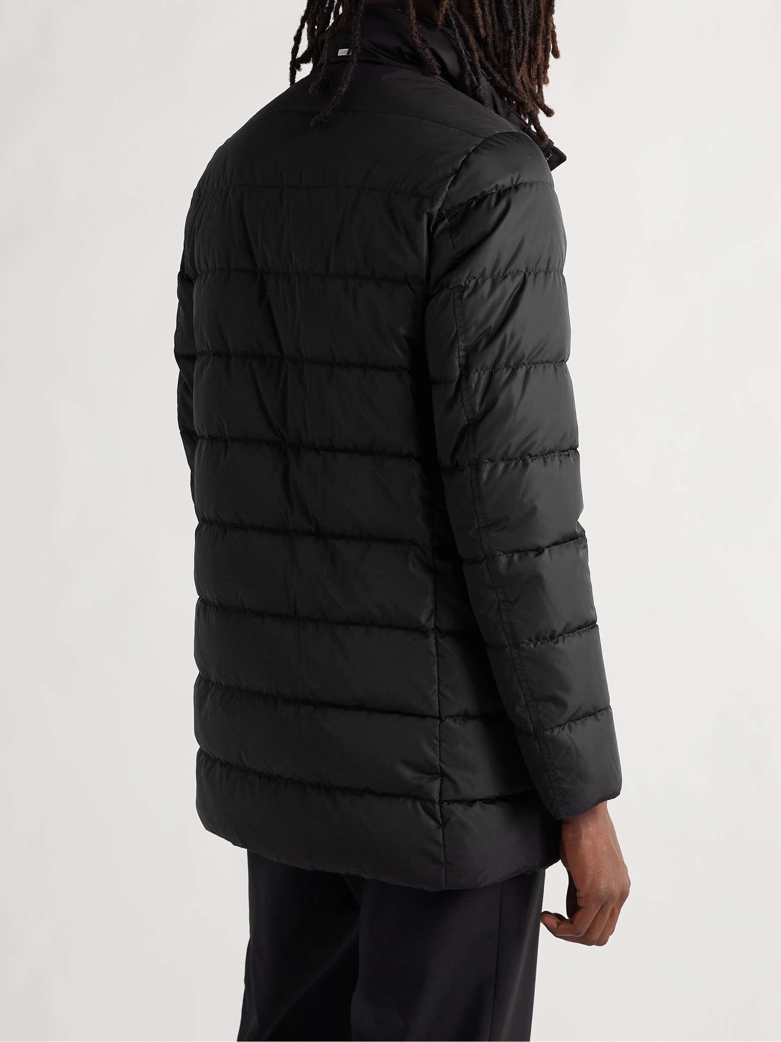 Quilted Shell Down Coat - 4