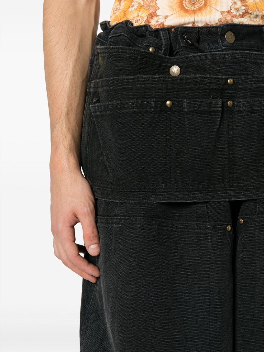 H.D. Apron wide-leg jeans - 5