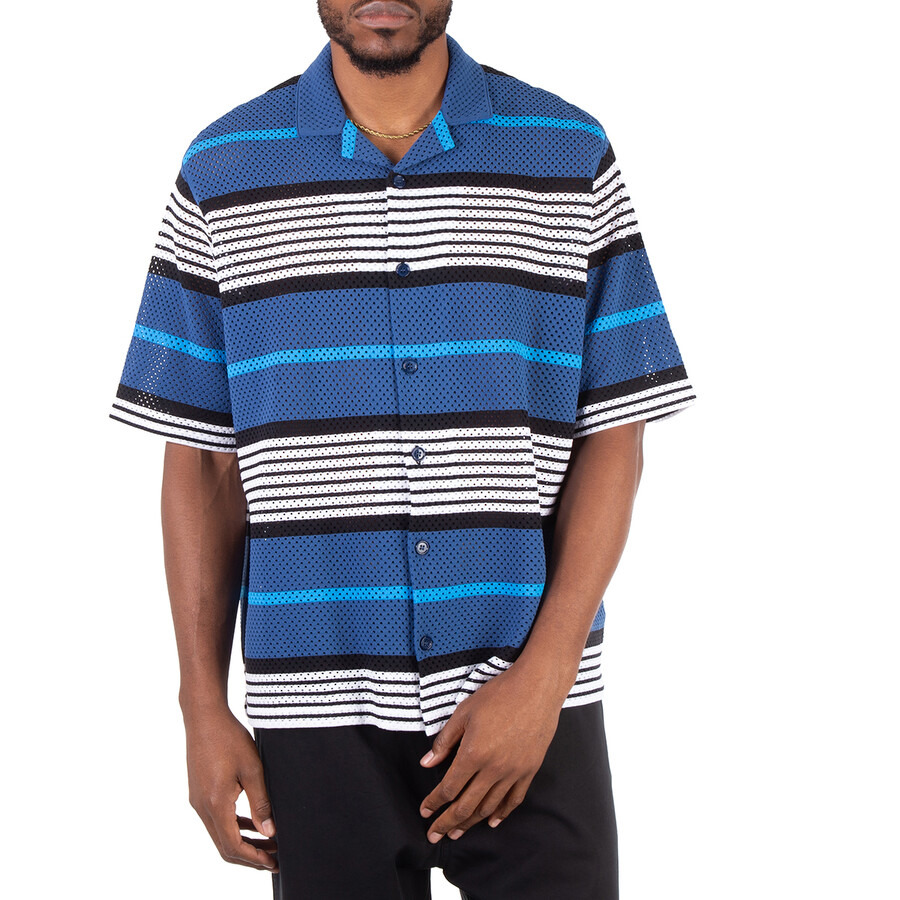 Burberry Striped Print Nylon Loose Shirt - 3