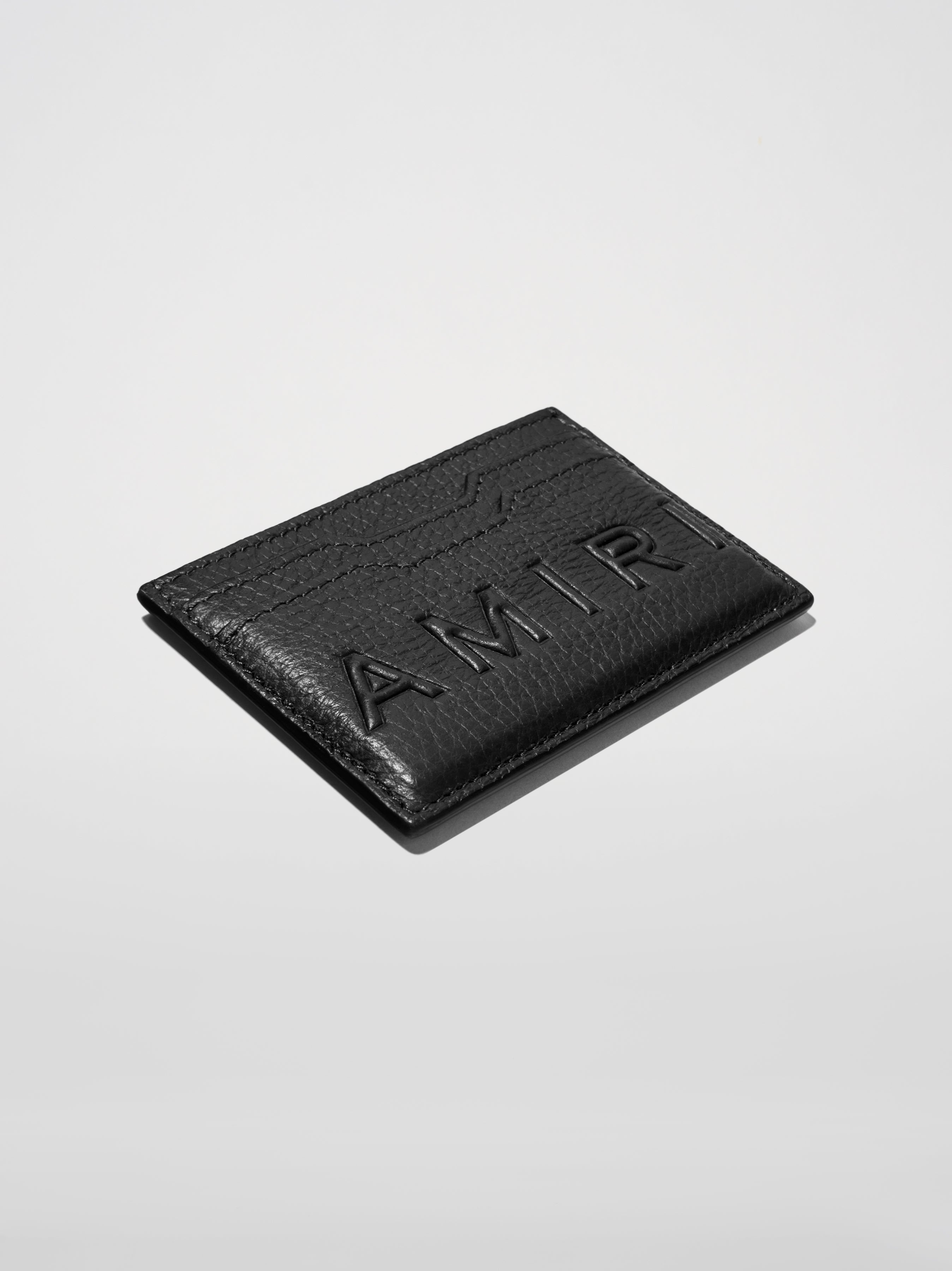 PEBBLED LOGO CARD HOLDER - 3