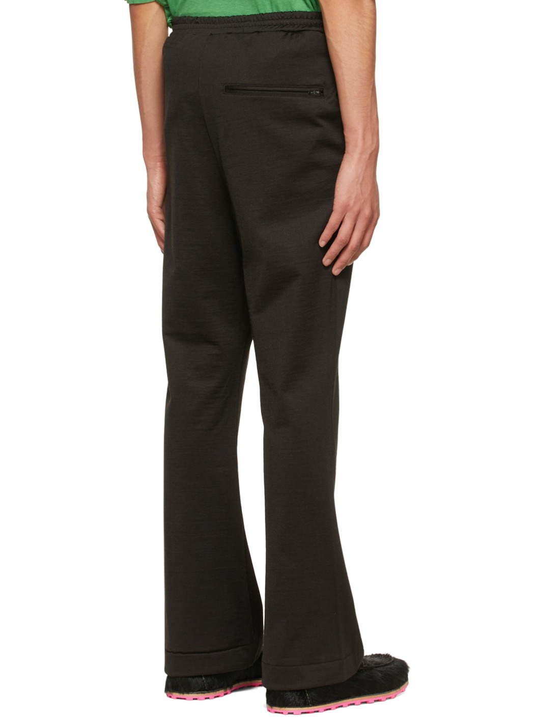 Black Nylon Trousers - 3