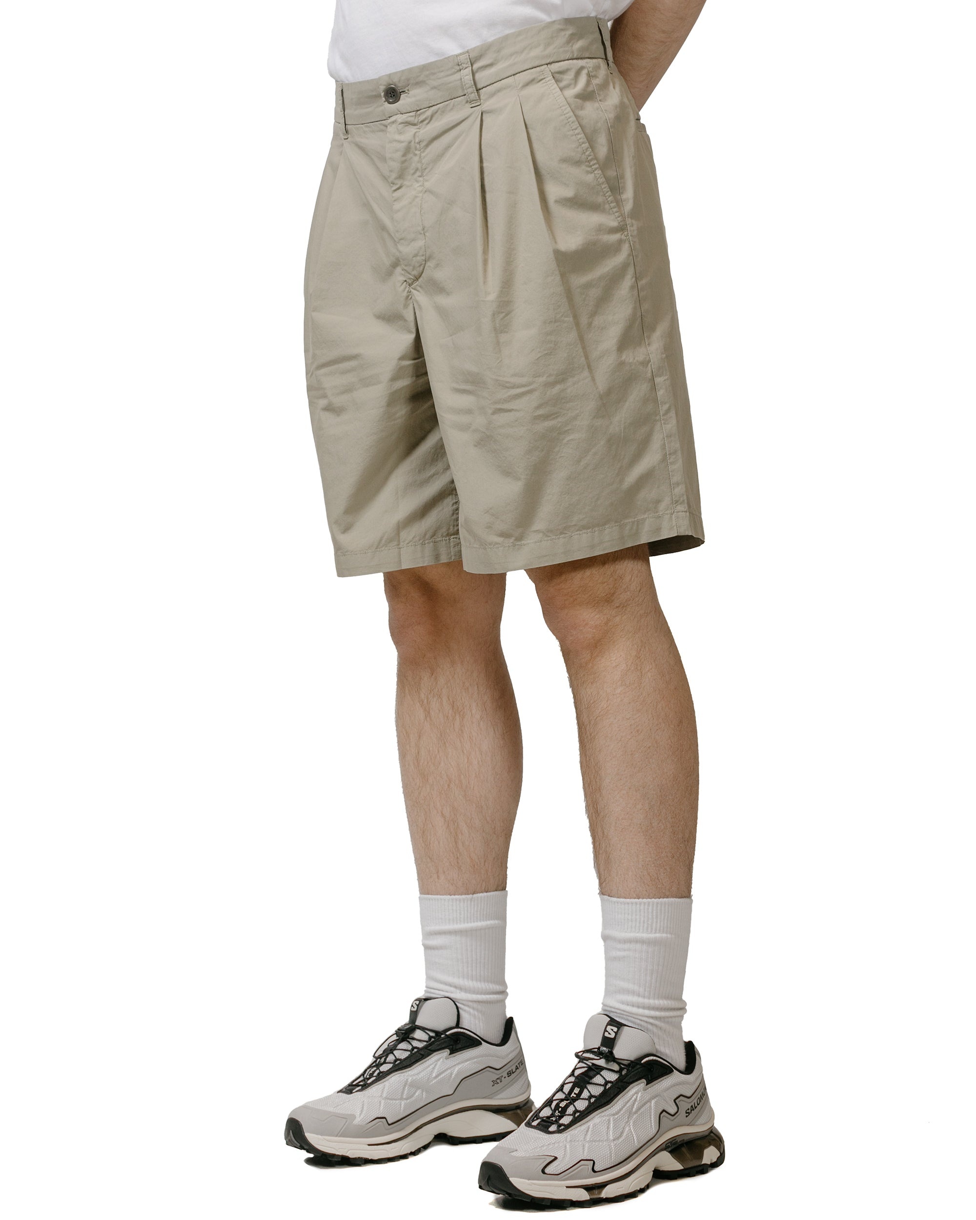 Benn Relaxed Typewriter Pleated Short Clay - 2