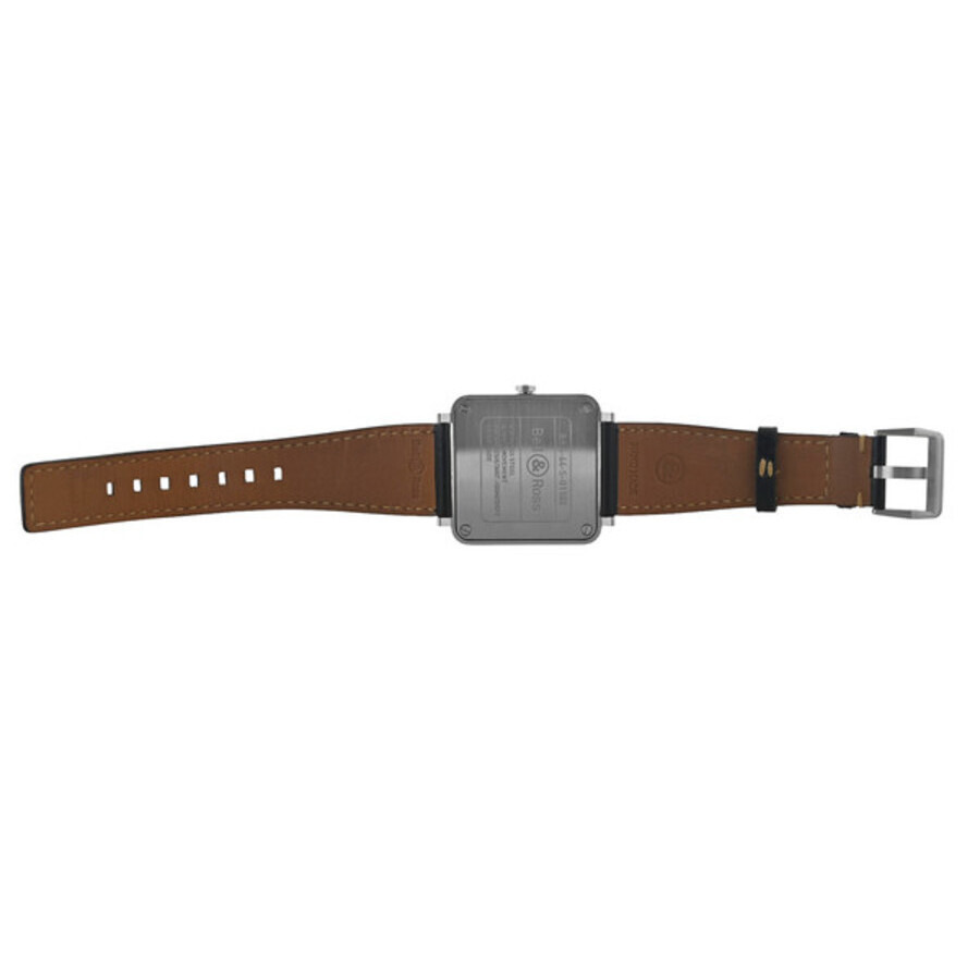 Bell And Ross - Pre-owned Bell and Ross Heritage Quartz Black Dial Men's Watch BRS-64-S BRS-HERI-ST/SCA - 7