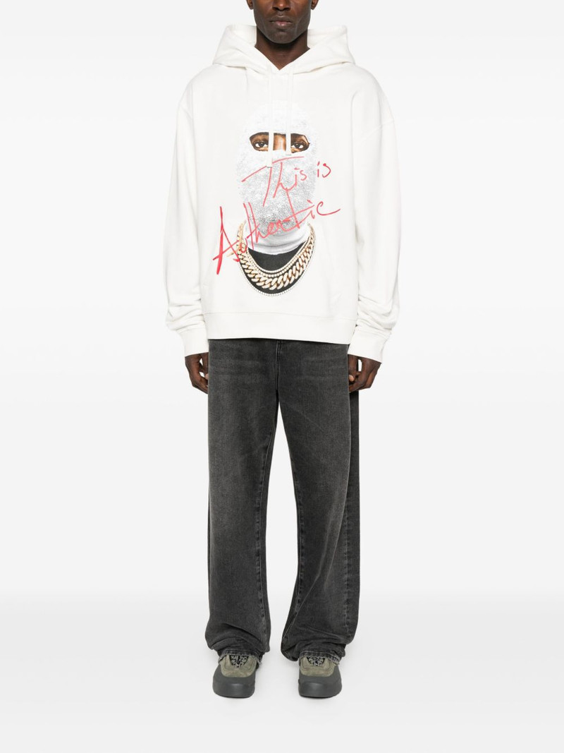 ih nom uh nit graphic-print hoodie outlook