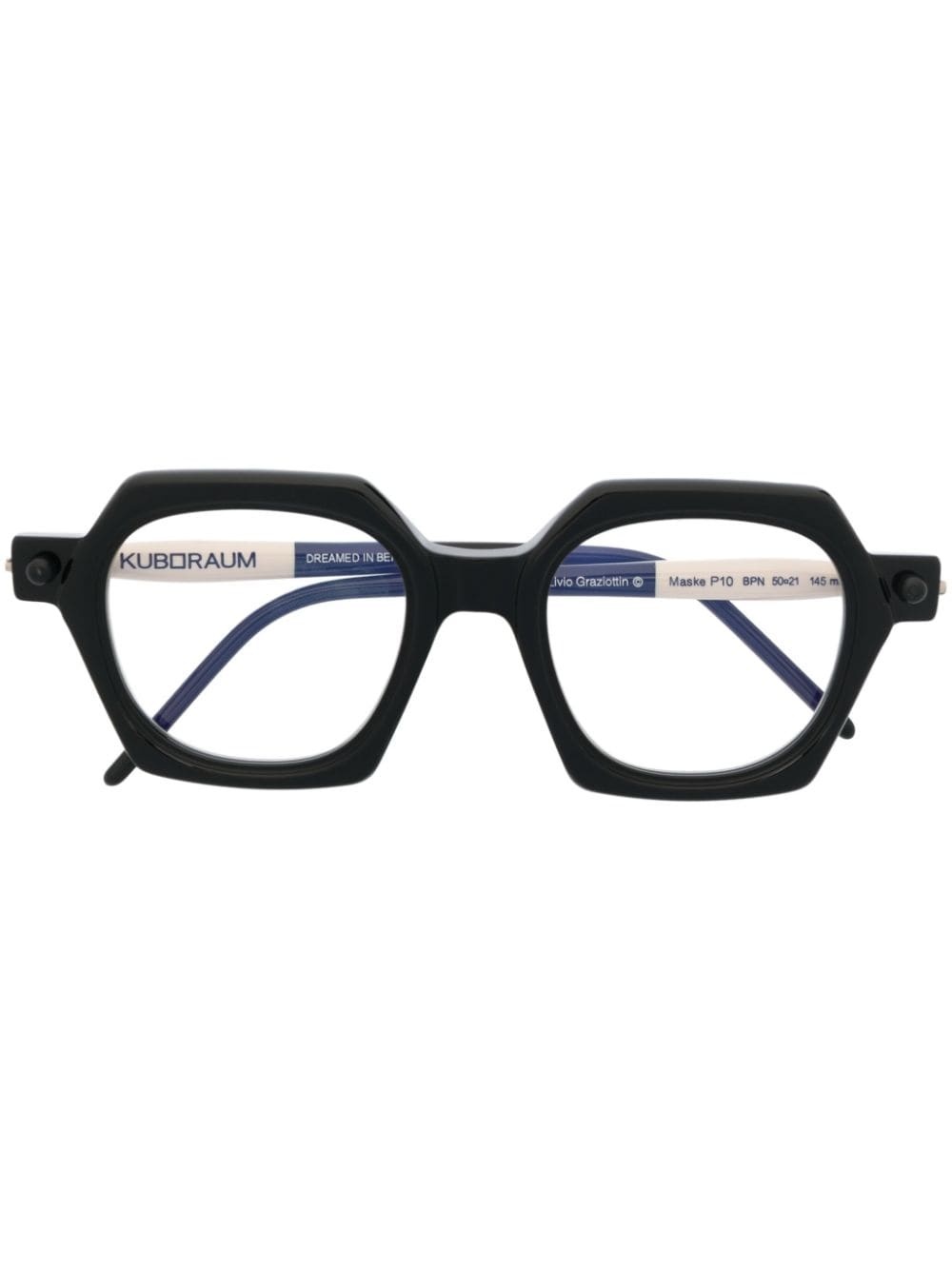 square-frame glasses - 1