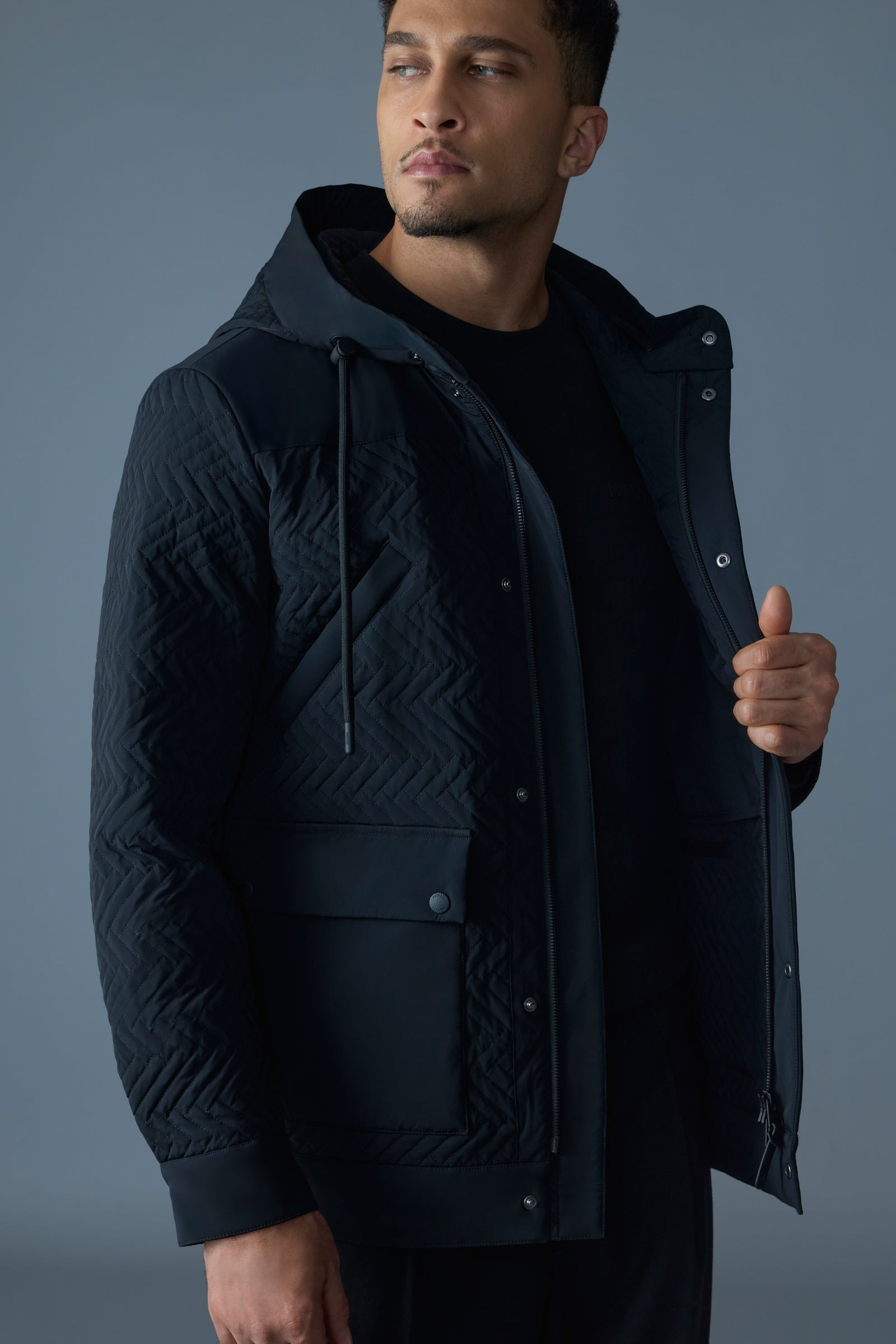 THIAGO Quilted Down Hooded Jacket - 6