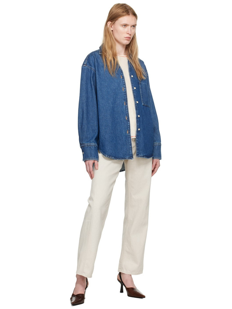 BITE Studios Blue Collar Denim Shirt outlook