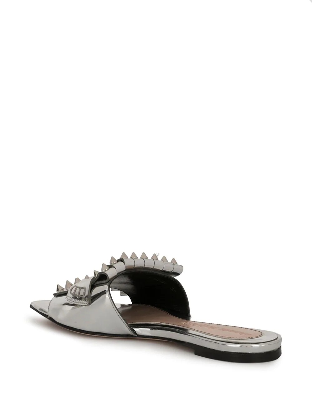 spike slide sandals - 3