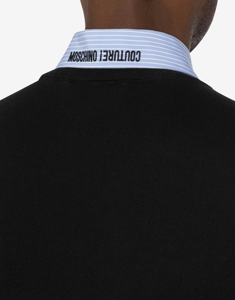 UPSIDE DOWN LOGO SWEATER 4