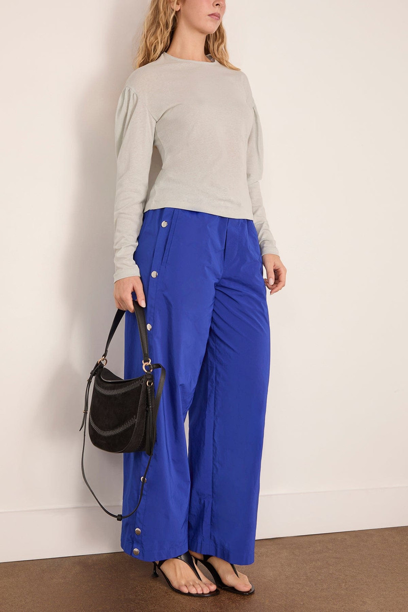 BITE Studios Dropped Shoulder Top in Stone Blue outlook