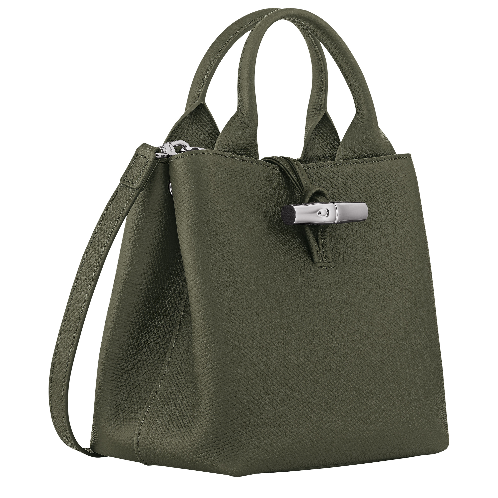 Le Roseau S Handbag Fir - Leather - 3