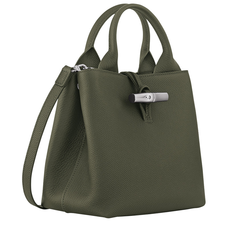 Le Roseau S Handbag Fir - Leather 3