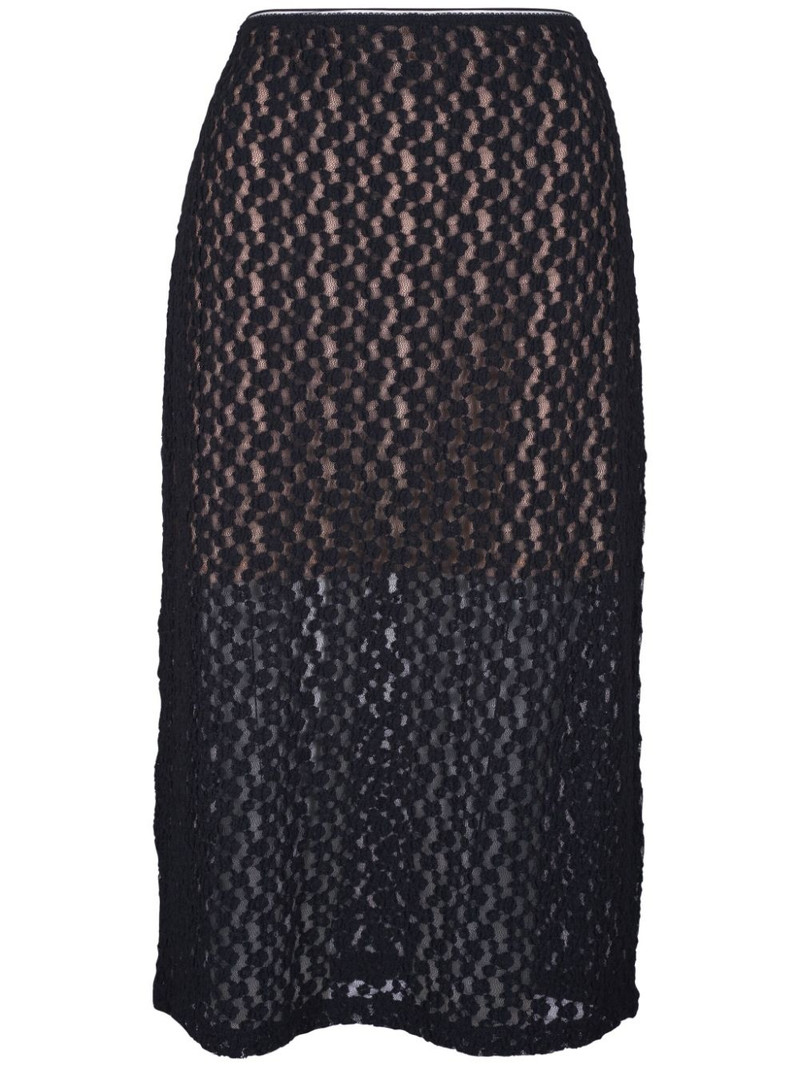 floral lace skirt - 1