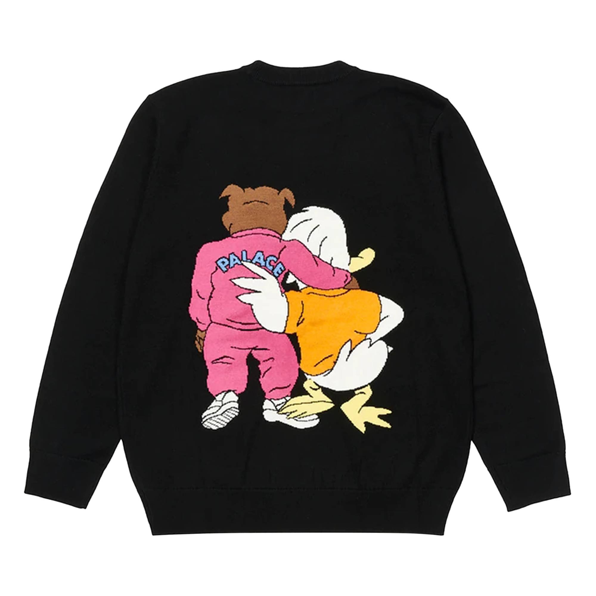Palace Dog And Duck Knit 'Black' - 2