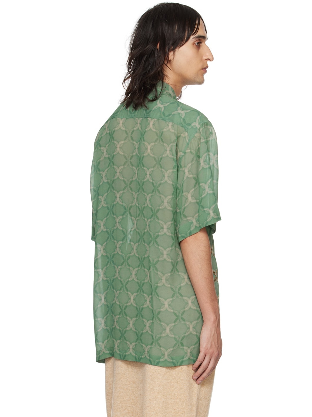 Green Sequinned Shirt - 3