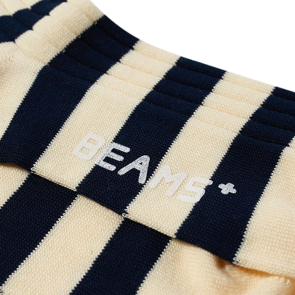 Beams Plus Rib Stripe Sock - 2