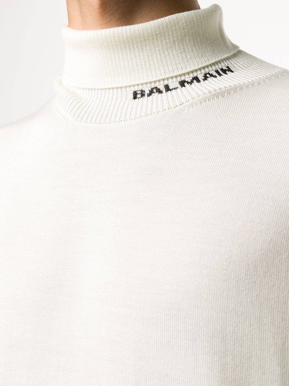 roll-neck logo jumper - 5