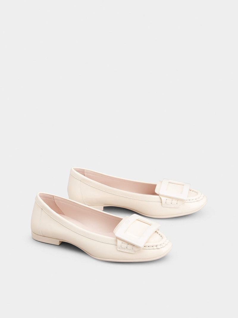 Lacquered Buckle Loafers in Patent Leather 2