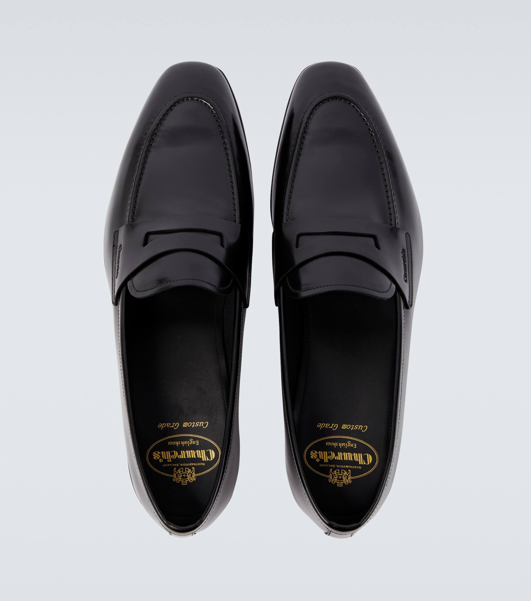 Maesteg leather penny loafers - 4